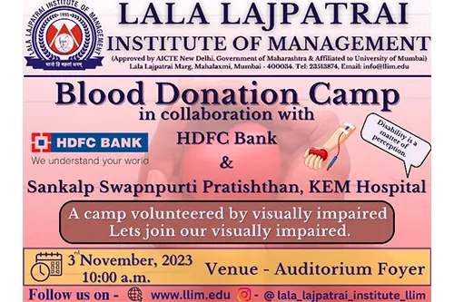 Blood Donation Drive in Association with HDFC Bank