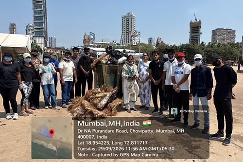 Swachh Bharat Campaign as per directions of Joint DTE R.O. Mumbai – Beach clean up drive